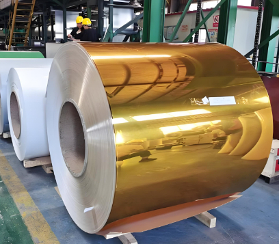 Алюминиевый рулон с цветным покрытием